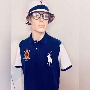 Polo by Ralph Lauren Blue Polo Shirt with Embroidered Logo
